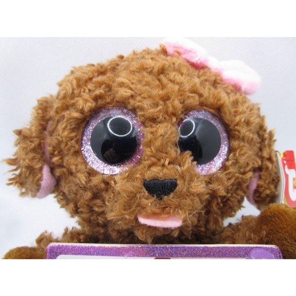 TY Beanie Boos ZELDA Dog Phone Holder Peek-A-Boos Screen Cleaner Bottom HEBREW - Picture 6 of 9